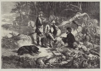 El último día de la temporada de caza de faisanes